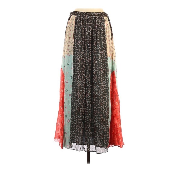 Anthropologie 8 Verb Margot Pleated Maxi Skirt NWT - Picture 1 of 10